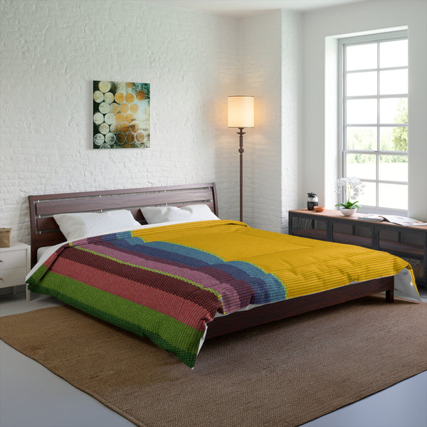 Inti - Cozy Stripe Comforter - Dreamy Nights with Warmth