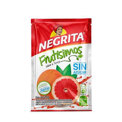 Frutisima soft drink sugarfree -  box 10 unid