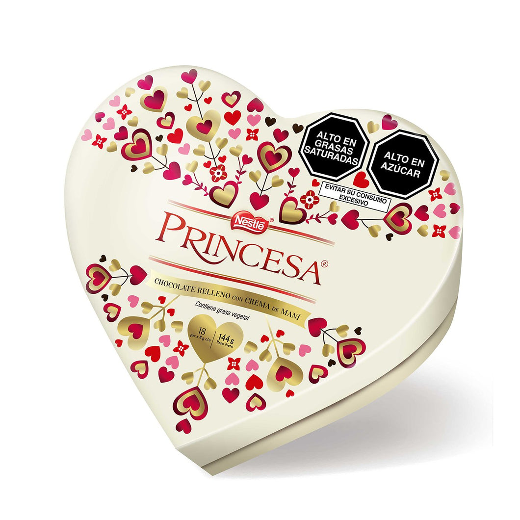 Princesa chocolate and peanut butter - case 144 grs