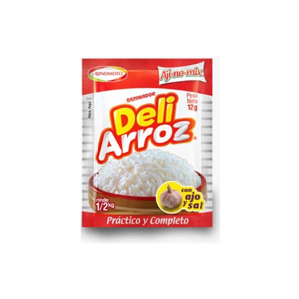 Deli rice seasoning -  pack 6 unid 12 grs