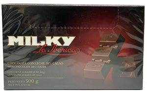 Milki chocolate with cocoa liquor - box 500 grs