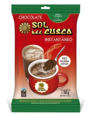 Instant chocolate with cloves and cinnamon Sol del Cusco